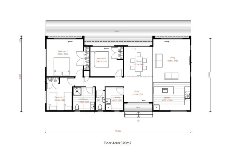 Featured image of post One Floor Three Bedroom House Plans / A ranch home may have.
